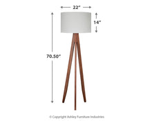 Load image into Gallery viewer, Dallson Wood Floor Lamp (1/CN)
