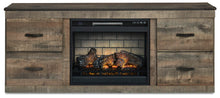 Load image into Gallery viewer, Trinell TV Stand with Electric Fireplace
