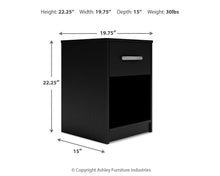 Load image into Gallery viewer, Finch One Drawer Night Stand

