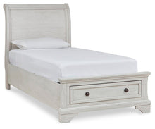 Load image into Gallery viewer, Robbinsdale Twin Sleigh Storage Bed
