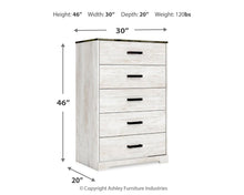 Load image into Gallery viewer, Shawburn Five Drawer Chest
