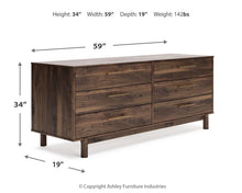 Load image into Gallery viewer, Calverson Six Drawer Dresser
