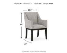 Load image into Gallery viewer, Burkhaus Dining UPH Arm Chair (2/CN)
