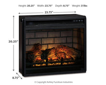 Load image into Gallery viewer, Willowton 4-Piece Entertainment Center with Electric Fireplace

