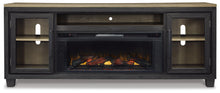 Load image into Gallery viewer, Foyland 83" TV Stand with Electric Fireplace
