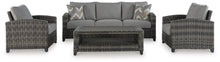 Load image into Gallery viewer, Oasis Court Sofa/Chairs/Table Set (4/CN)
