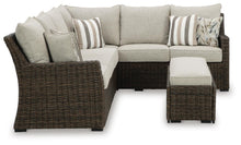 Load image into Gallery viewer, Brook Ranch Sofa SEC/Bench w/CUSH (3/CN)
