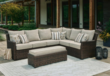 Load image into Gallery viewer, Brook Ranch Sofa SEC/Bench w/CUSH (3/CN)
