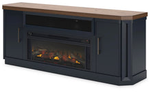 Load image into Gallery viewer, Landocken 83" TV Stand with Electric Fireplace
