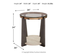 Load image into Gallery viewer, Frazwa Round End Table

