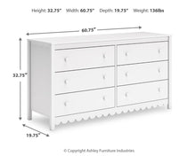 Load image into Gallery viewer, Hallityn Six Drawer Dresser
