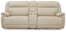 Load image into Gallery viewer, Double Deal 3-Piece Power Reclining Loveseat Sectional with Console
