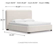Load image into Gallery viewer, Brintstreet King Upholstered Bed
