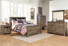 Load image into Gallery viewer, Trinell Full Bookcase Panel Bed
