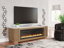 Load image into Gallery viewer, Camdill 80" TV Stand with Electric Fireplace
