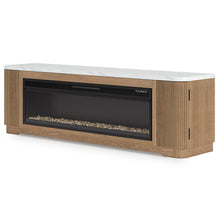 Load image into Gallery viewer, Camdill 80" TV Stand with Electric Fireplace

