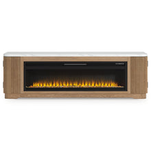 Load image into Gallery viewer, Camdill 80" TV Stand with Electric Fireplace
