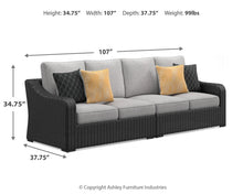 Load image into Gallery viewer, Beachcroft 5-Piece Outdoor Sectional

