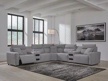 Load image into Gallery viewer, Modmax II 7-Piece Power Reclining Sectional with Audio Consoles
