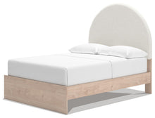 Load image into Gallery viewer, Arloster Full Upholstered Panel Bed with Storage

