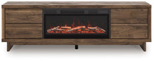 Load image into Gallery viewer, Zadilyn 72" TV Stand with Electric Fireplace
