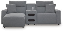 Load image into Gallery viewer, Modmax II 3-Piece Power Reclining Sectional with Chaise and Audio Console
