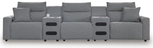 Load image into Gallery viewer, Modmax II 5-Piece Power Reclining Sectional with Audio Consoles

