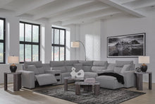Load image into Gallery viewer, Modmax II 7-Piece Power Reclining Sectional with Chaise and Audio Consoles
