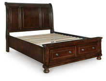 Load image into Gallery viewer, Porter Queen Sleigh Storage Bed
