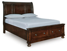 Load image into Gallery viewer, Porter Queen Sleigh Storage Bed
