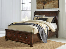 Load image into Gallery viewer, Porter Queen Sleigh Storage Bed
