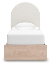 Load image into Gallery viewer, Arloster Twin Upholstered Panel Bed with Storage
