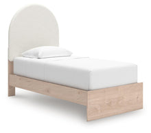 Load image into Gallery viewer, Arloster Twin Upholstered Panel Bed
