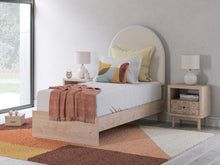 Load image into Gallery viewer, Arloster Twin Upholstered Panel Bed

