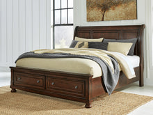 Load image into Gallery viewer, Porter California King Sleigh Storage Bed
