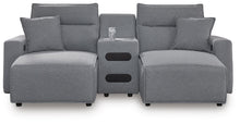 Load image into Gallery viewer, Modmax II 3-Piece Power Reclining Sectional with Chaise and Audio Console
