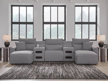 Load image into Gallery viewer, Modmax II 5-Piece Power Reclining Sectional with Chaise and Audio Consoles
