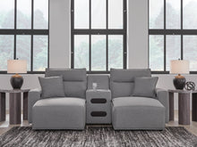 Load image into Gallery viewer, Modmax II 3-Piece Power Reclining Sectional with Chaise and Audio Console
