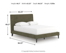Load image into Gallery viewer, Chirason Full UPH Bed w/Roll Slats
