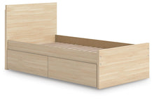 Load image into Gallery viewer, Onita Twin Panel Platform Bed with 1 Side Storage
