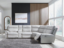 Load image into Gallery viewer, Social Pointe 6-Piece Reclining Sectional with Storage Console
