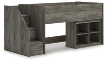 Load image into Gallery viewer, Frandern Twin Loft  Bed with Bookcase Storage
