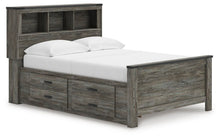 Load image into Gallery viewer, Frandern Full Bookcase Panel Bed with Storage
