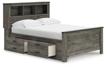 Load image into Gallery viewer, Frandern Full Bookcase Panel Bed with Storage
