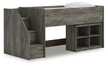 Load image into Gallery viewer, Frandern Twin Loft  Bed with Bookcase Storage
