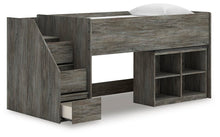 Load image into Gallery viewer, Frandern Twin Loft  Bed with Bookcase Storage
