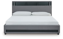 Load image into Gallery viewer, Verishaw King Upholstered Bed with Wireless Audio
