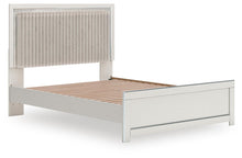 Load image into Gallery viewer, Zuraleus Queen Upholstered Panel Platform Bed
