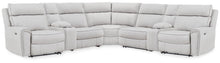 Load image into Gallery viewer, Social Pointe 7-Piece Reclining Sectional with Storage Consoles
