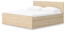 Load image into Gallery viewer, Onita King Panel Platform Bed with 2 Side Storage
